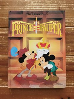 VINTAGE DISNEY PRINCE AND THE PAUPER HARDBACK CHILDREN'S BOOK 
