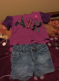 Jordan t- shirt & short pants