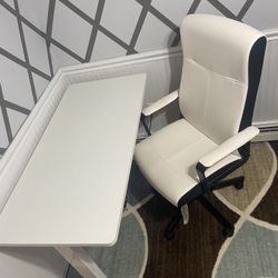 Flexispot Height Adjustable Desk + Chair From Ikea