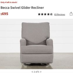 Swivel Glider Recliner - Living Spaces