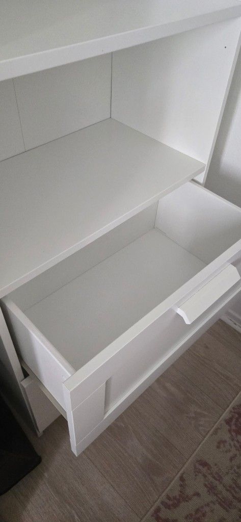 BRIMNES
Bookcase, white, 23 5/8x74 3/4 "