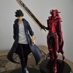 Sólo Leveling Cuadros Y Figura De Animes 