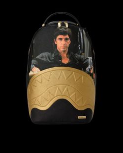 🎒 Brand New Sprayground Scarface Backpack – New in Package – Retail $90 – Only $45 🎒