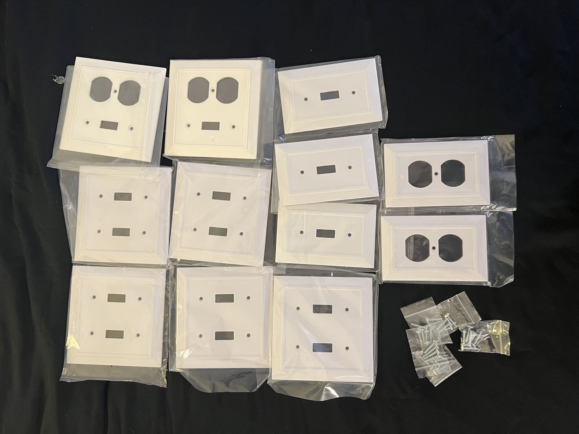 Assorted White Wall Plates