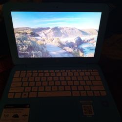 HP Stream 14" Aqua Blue Laptop 