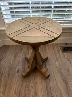 Wooden side table