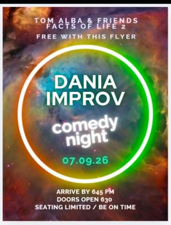 Free Dania Improv ticket