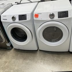 SAMSUNG WASHER WITH DRYER SET COLOR WHITE