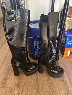 Jeffery Campbell knee-high boots