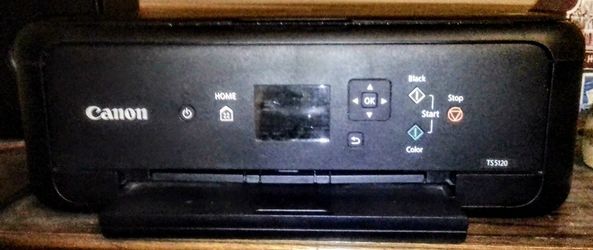 Canon Wireless Printer TS5120 w Brand New Color And B/W Ink Cartridges