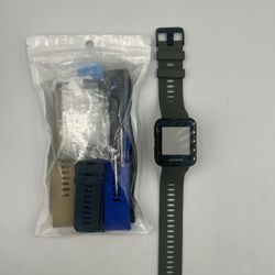 Garmin Forerunner 35 GPS Running Watch HRM Black Bluetooth 6 New Bands - Parts