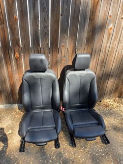 2012-2018 BMW F30 F31 320i 328i 330i 335i 340i Xi M Sport front seats SET black