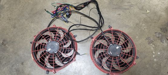 Dual Electric Fans