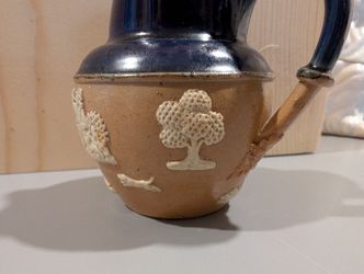 Antique Miniature Glazed Cobalt Royal Dalton