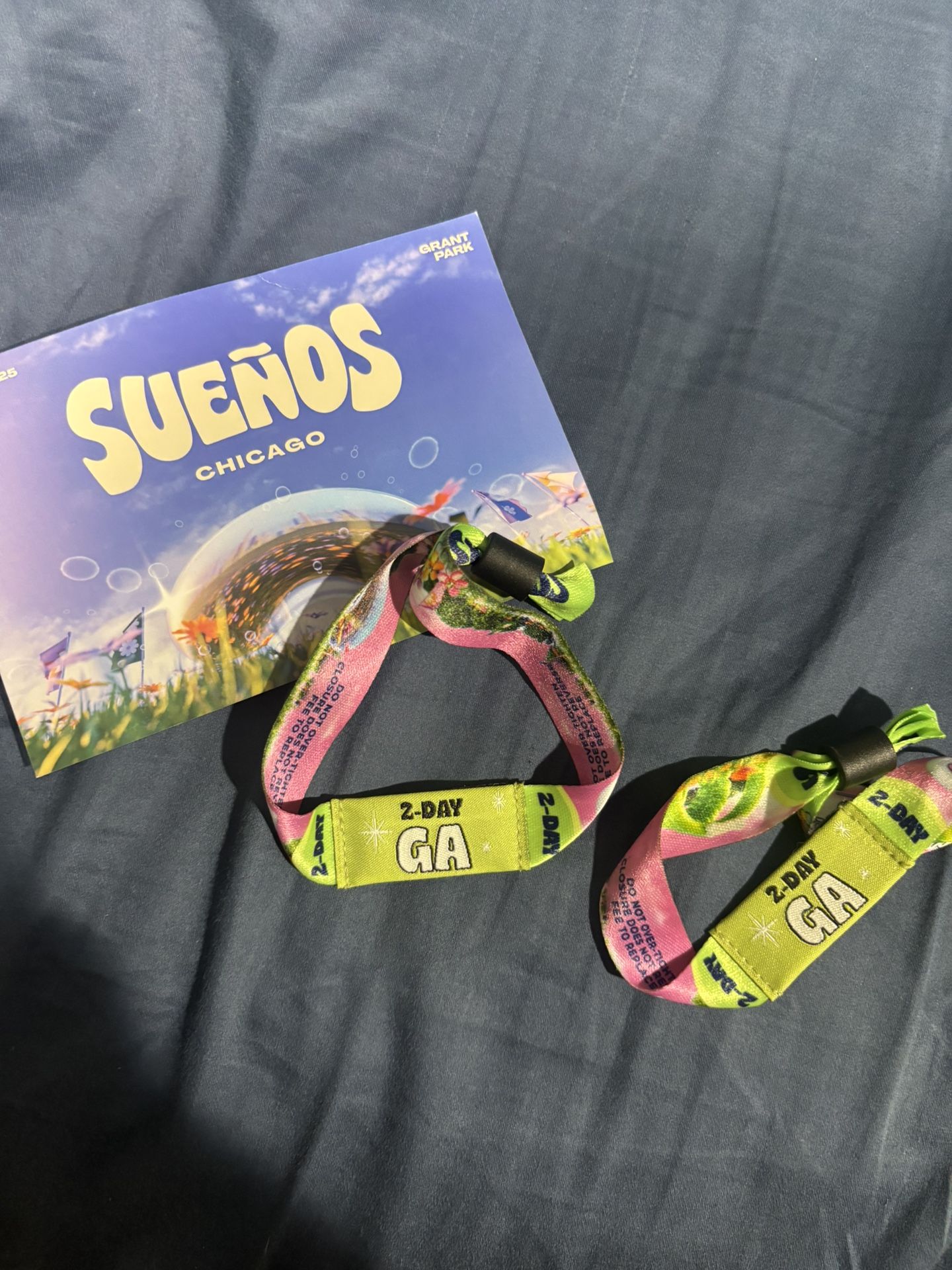 2 2 Day Sueños GA tickets. $350 Each