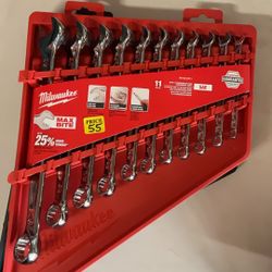 Milwaukee 11 Pieces  SAE Wrench Set