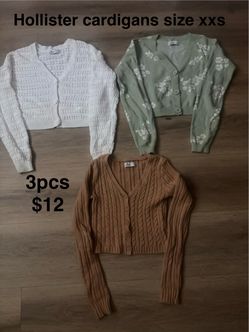 Hollister used cardigans size XXS 3pcs $12