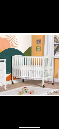 Baby Full Size Folding Crib Bed