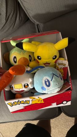 Pokemon stuffies x4