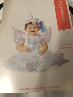 Infants Unicorn Halloween costume 6-12 Months