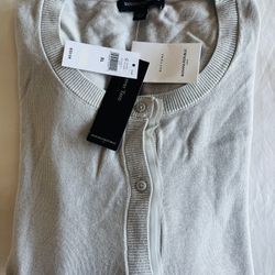 NEW w Tags: Banana Republic Cardigan Light Blue Sweater - Size XL