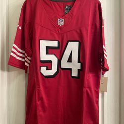 San Francisco 49ers Fred Warner Vapor FUSE Limited Jersey Men’s Small