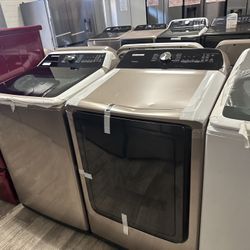 Samsung Champagne Washer And Fryer Set Electric XL New 