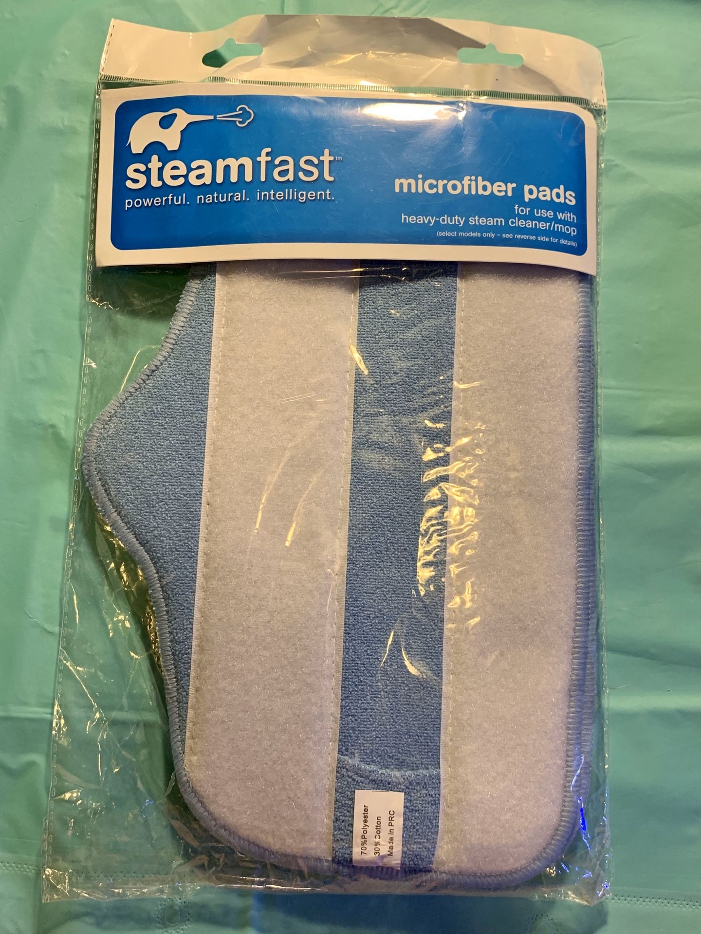 SteamFast PACK OF 2 Microfiber Steam Mop Replacement Pads