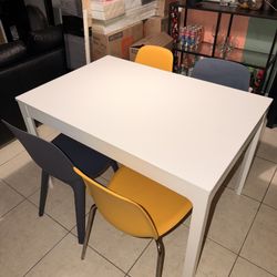 Dinner Table Extendable 4 To 6 People