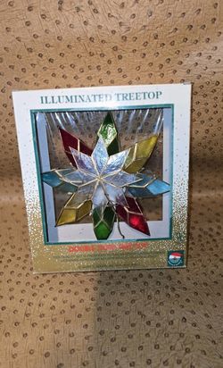 Capiz Star Multicolored Treetop With No Lights UL0118/M  