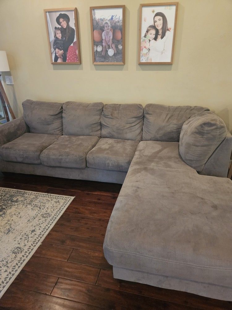 Grey Sectional Couch FREE