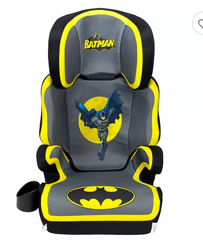 kids embrace Batman high-back booster seat

