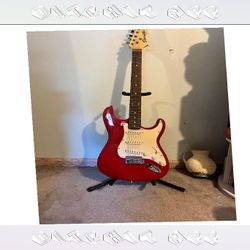 he whose Electric Guitar Make Noise with Premium Audio Quality