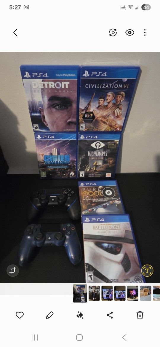 PS4 Games And Controllers