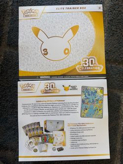 Pokemon 30th Celebration ETB