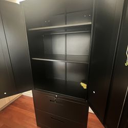 Two Drawer File Cabinet. 