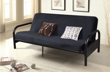Brand new black futon!
