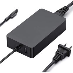 65W Surface Pro Charger for Microsoft Surface Pro 9, 8, 7+, 7, 6, 5, 4, 3, X, Windows Surface Laptop 5, 4, 3, 2, 1, Surface Go Tablet, Surface Book 3,