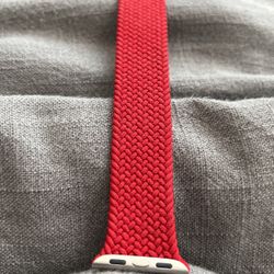 Apple Watch Band Red Braided Size 6 41mm