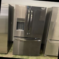 Frigidaire French Door Refrigerator, Black Stainless Steel