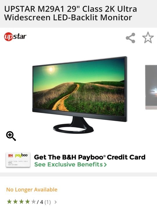 Upstar M29a1 29inch 2560 x 1080 Ultrawide Monitor