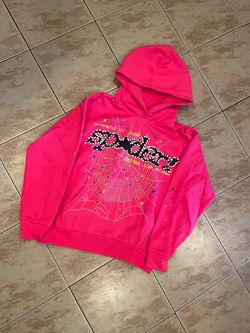 Pink spider hoodie