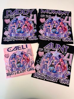 Huntrix kpop birthday shirts