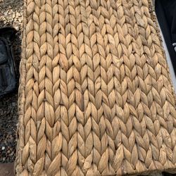 wicker case 18x13x9 old and worn beat up 