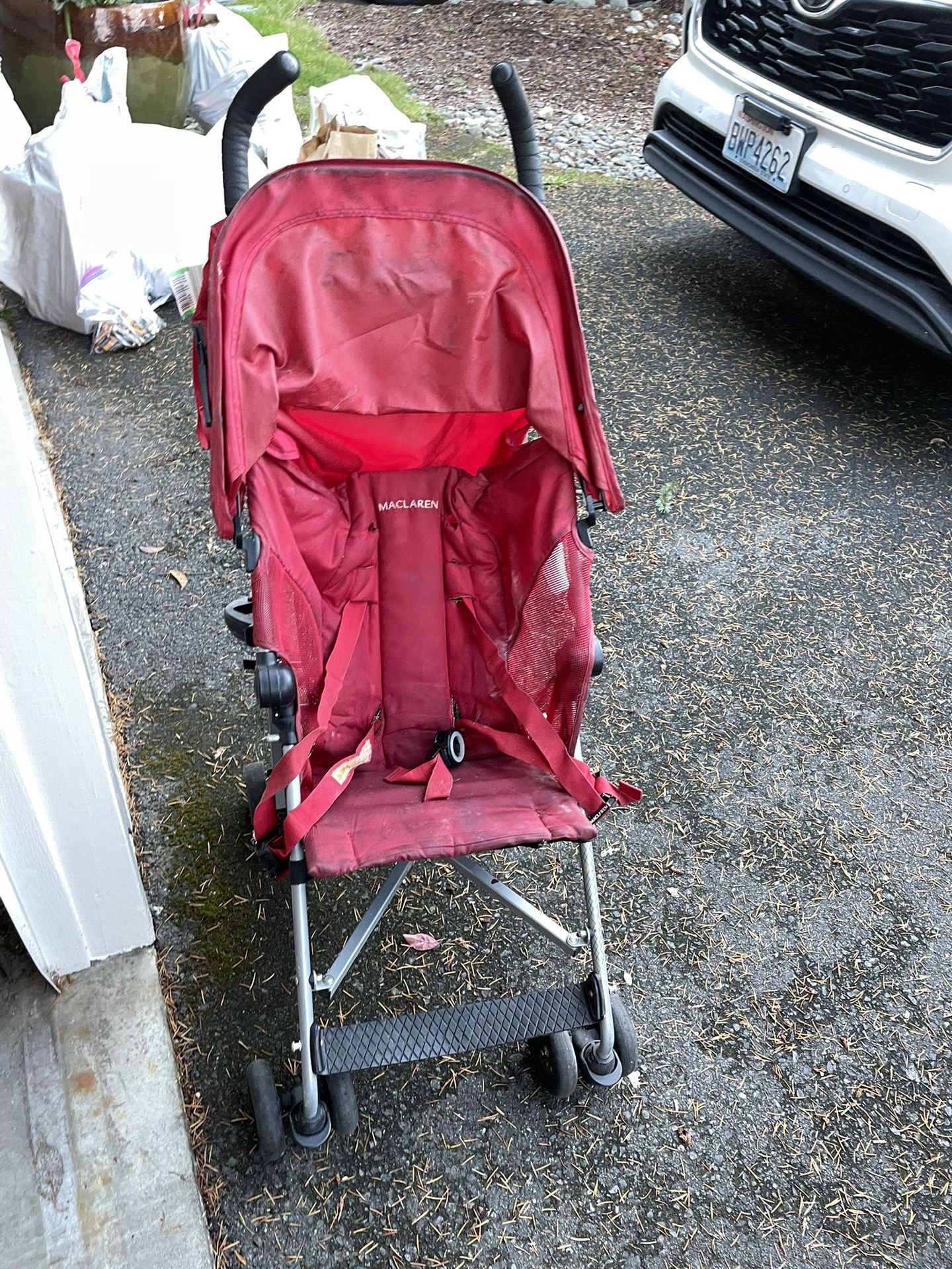 Red McLaren Umbrella Stroller