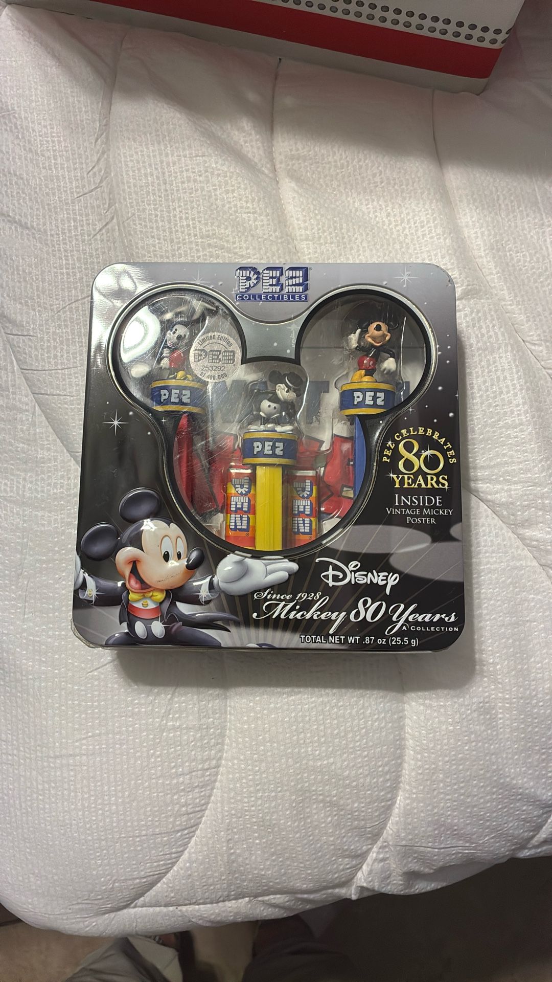 Sealed 2007 80 Years Disney Pez Collectibles