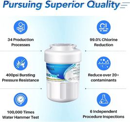 ICEPURE MWF Raplacement for GE SmartWater MWF , MWFP , HDX FMG - 1 , GSE25GSHECSS , 46-9991 , GSH25JSDDSS , MWFA , GSHS6LGBBHSS , PC75009 , RWF1060 , 