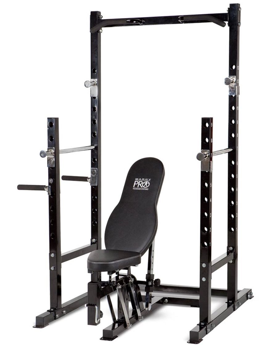 MarcyPro Squat/bench with pulley system