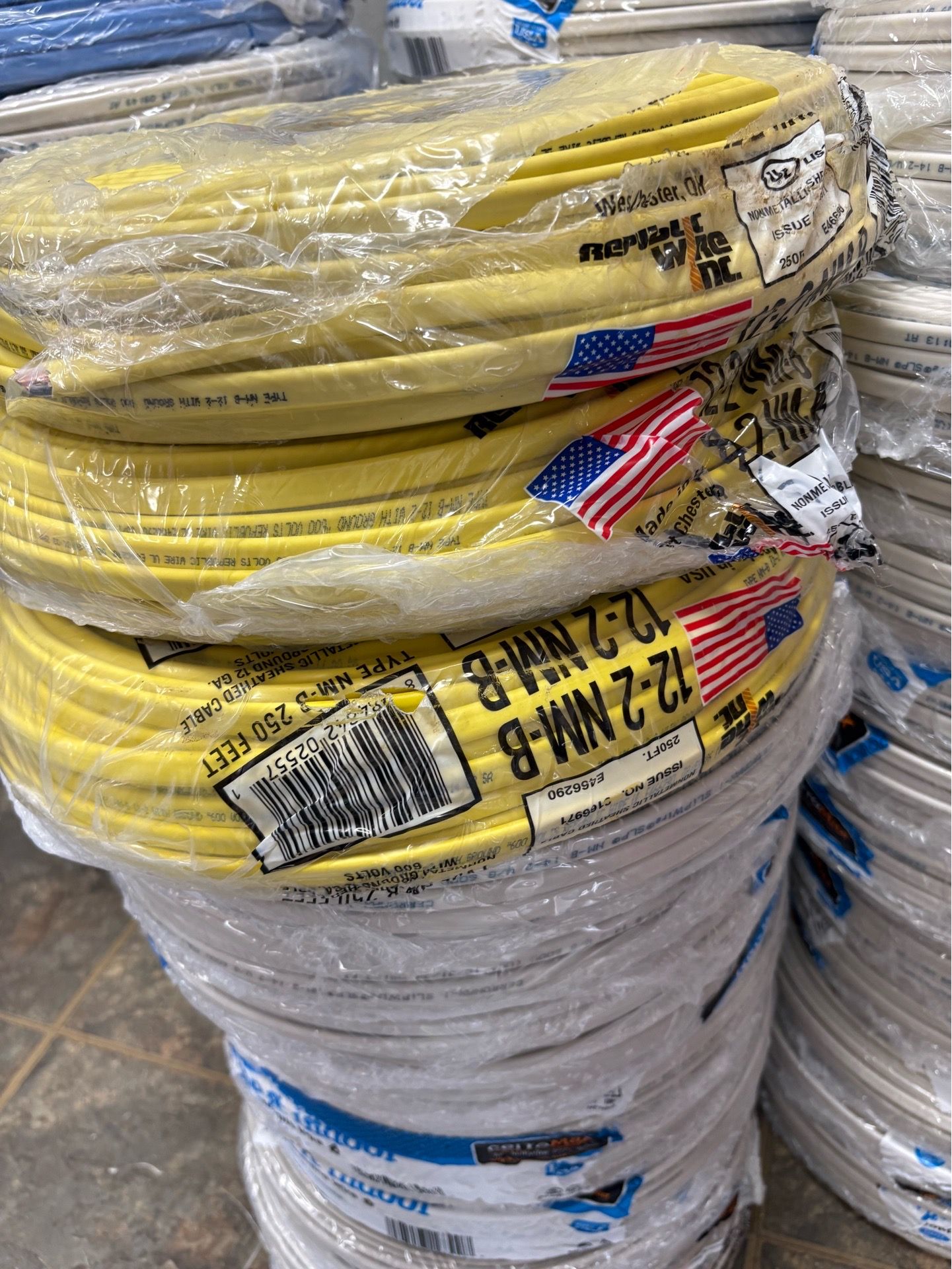 New Romex wire 14/2 $100 12/2 $120 for Sale in San Fernando, CA - OfferUp