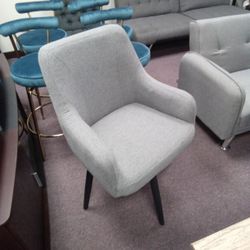 Grey Swivel accent Chair
